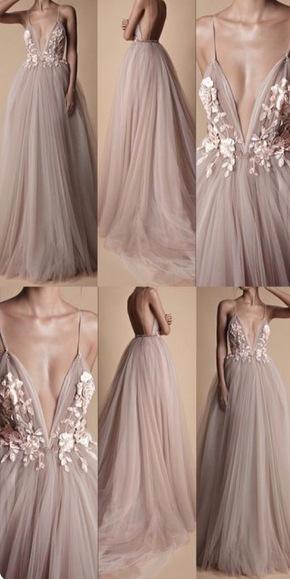 INEZ tulle long prom dress