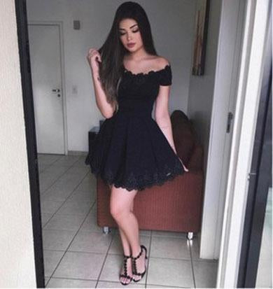 CORINA short lace dress