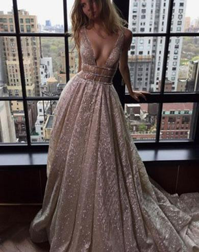 ANGIE sparkly prom dress