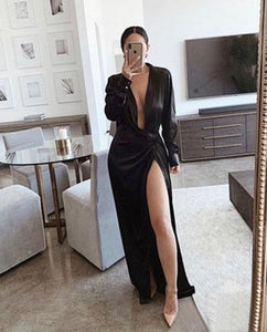 MARCI high split long dress