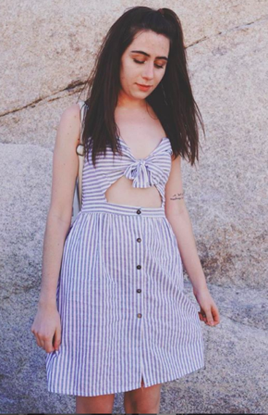 ILENE striped dress