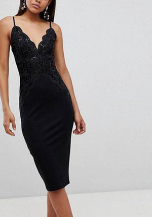 THERESE bodycon lace dress