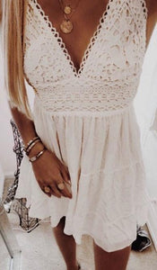ANGELIQUE ruffle lace dress