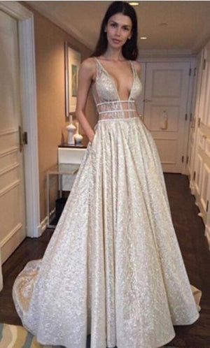 MARGERY sequin prom Dress