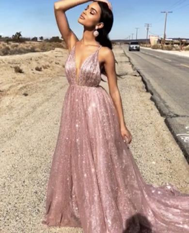 RENE sleeveless prom dress