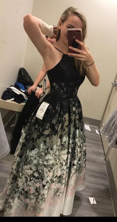 TANIA sleeveless prom dress