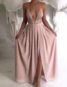 GEORGETTE party split satin dress