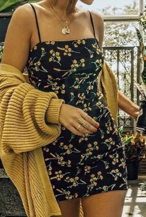 MARGRET floral bodycon dress