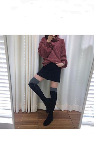 Fall Over Knee High Boots