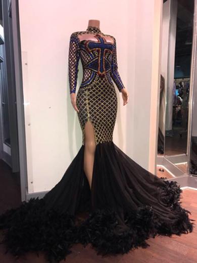 KAYE sequin prom Dress