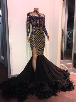 KAYE sequin prom Dress